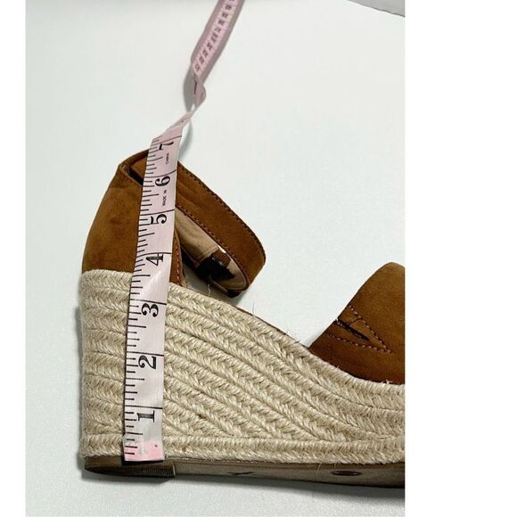 Universal Thread Women's Microsuede Espadrille Wedge Platform Sandal Size 11 - Picture 8 of 10